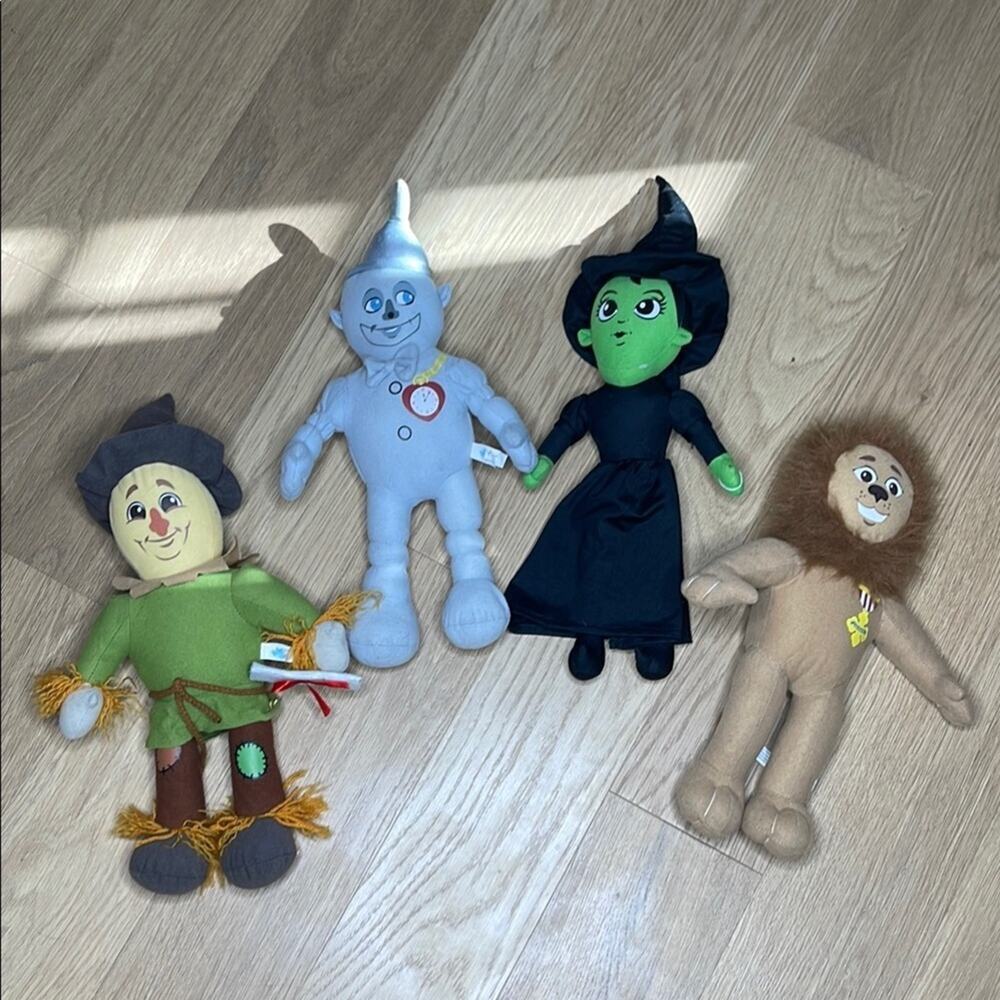 WIZARD OF OZ 15" Tall Stuffed Character Bundle of 4